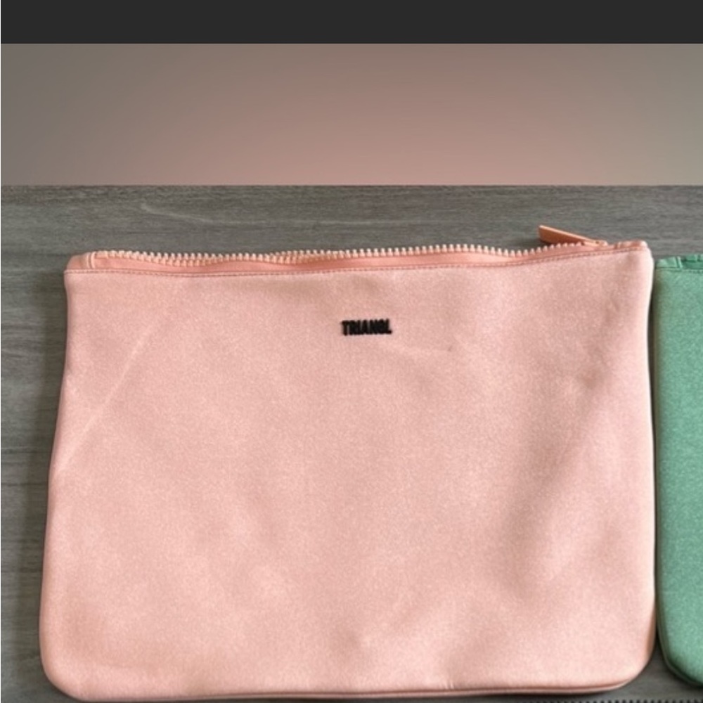 Pink neoprene bag